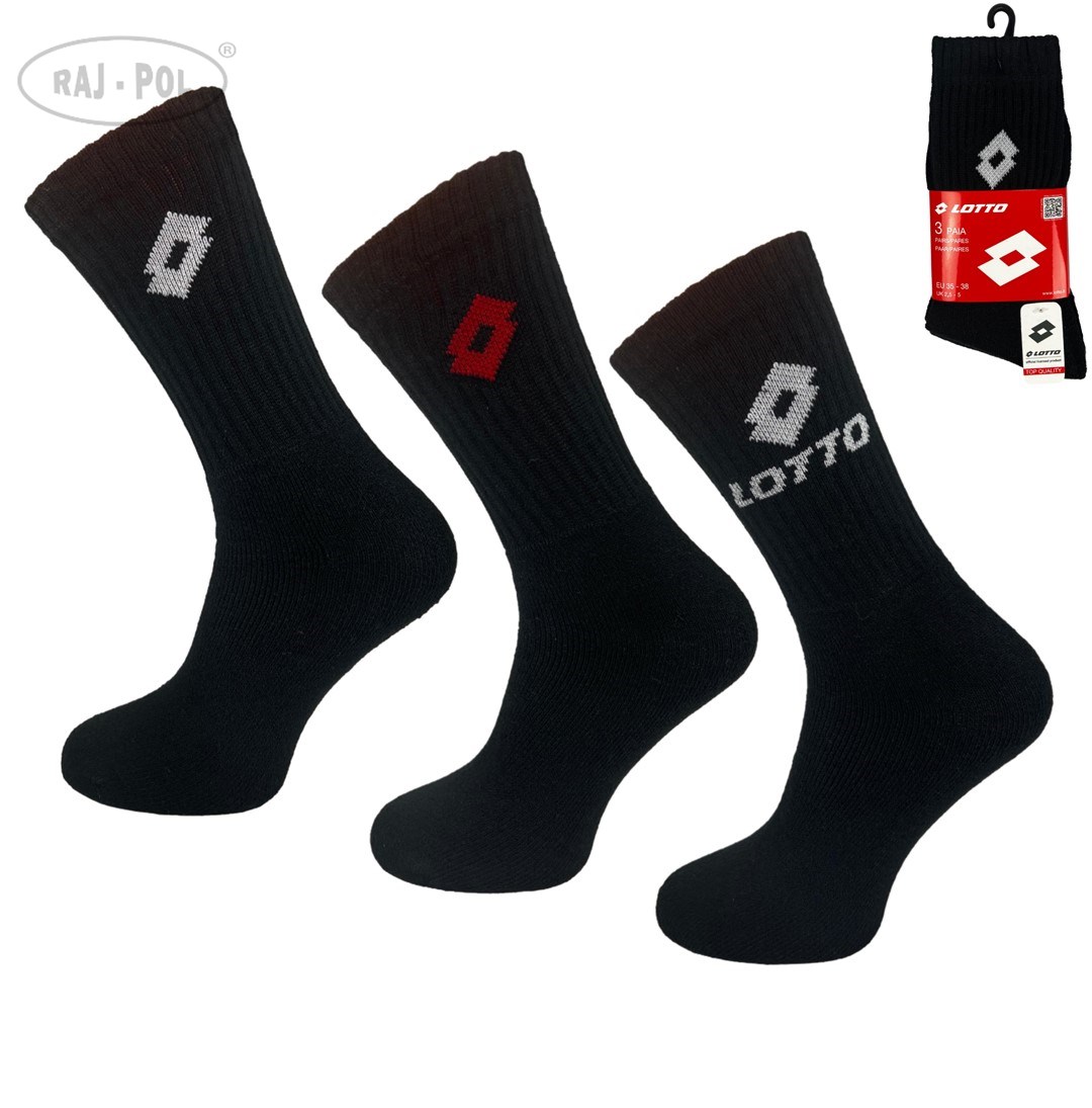 Skarpety Frotte Lotto N_TENNIS_NE 35/38 3pak