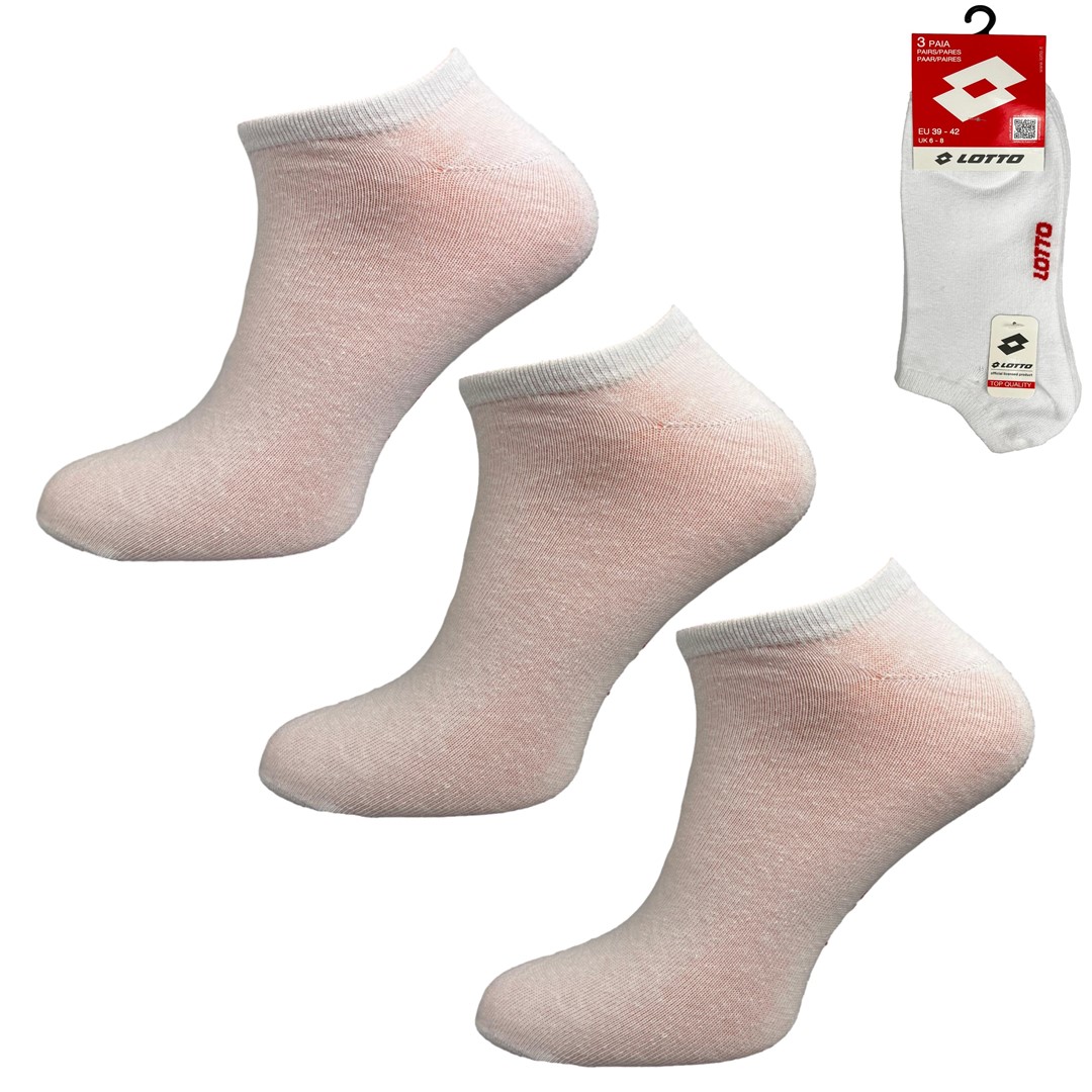Stopki Lotto białe  39-42 N_TONI_BI 39/42 3-PAK