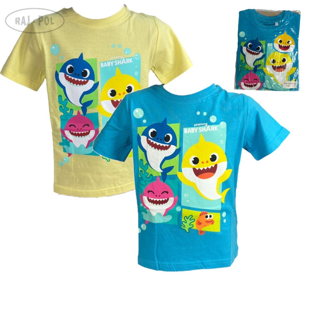 T- SHIRT CHŁOPIĘCY BABY SHARK 52 02 022