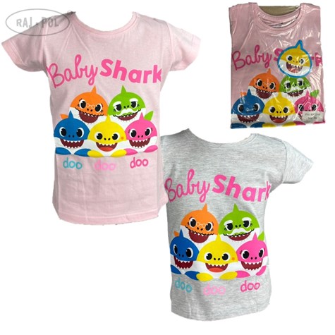 T-SHIRT DZIEWCZĘCY BABY SHARK 52 02 029