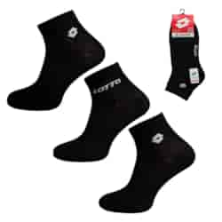 Skarpety męskie Lotto czarne 39-42 3-PAK