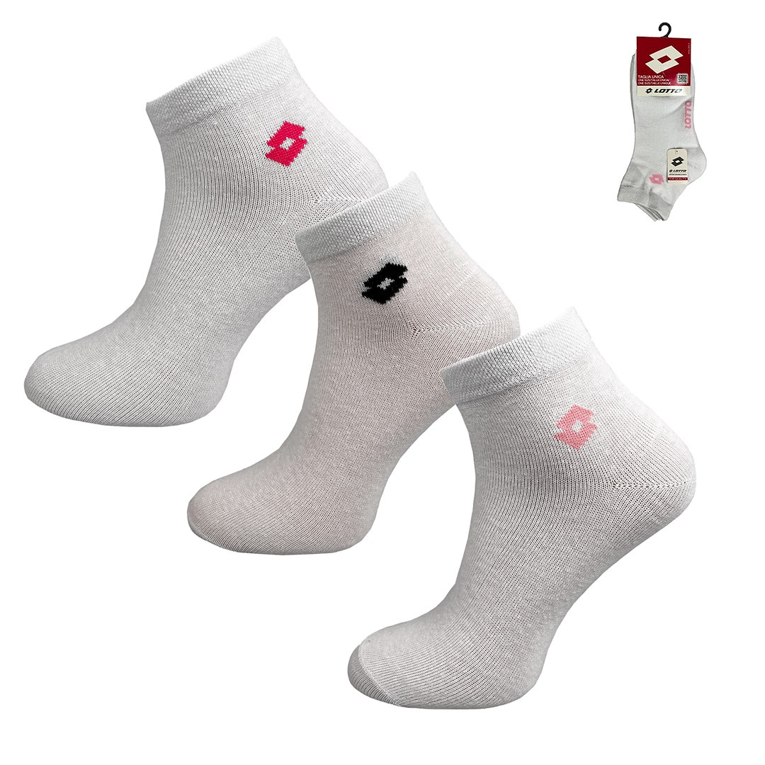 Skarpety damskie Lotto białe N_KRIS_BI 3-pak