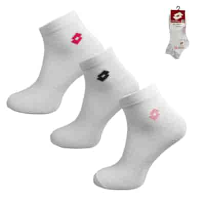 Skarpety damskie Lotto białe N_KRIS_BI 3-pak