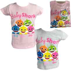 T-SHIRT DZIEWCZĘCY BABY SHARK 52 02 029