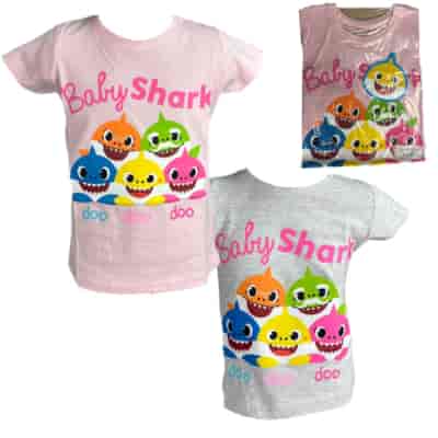 T-SHIRT DZIEWCZĘCY BABY SHARK 52 02 029