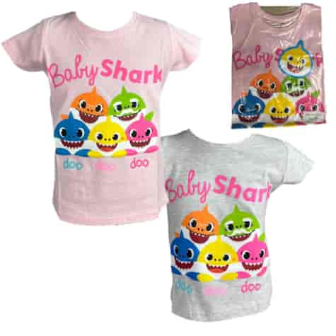 T-SHIRT DZIEWCZĘCY BABY SHARK 52 02 029