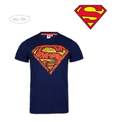 T - shirt Męski Superman Niebieski