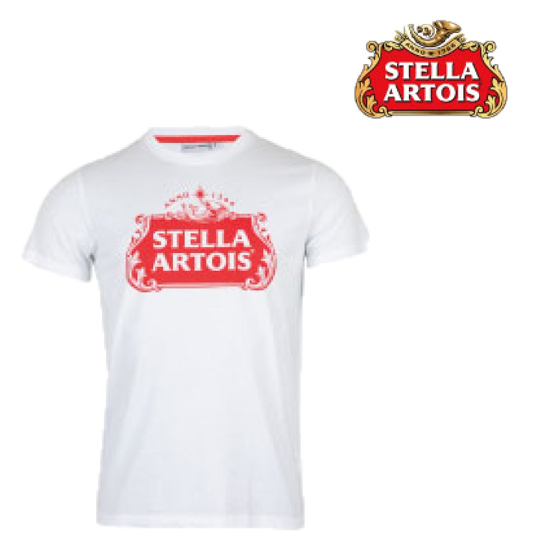 T - shirt Męski Stella Artois M Biały