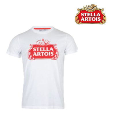 T - shirt Męski Stella Artois M Biały