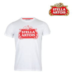 T- Shirt Męski Stella Artois Biały