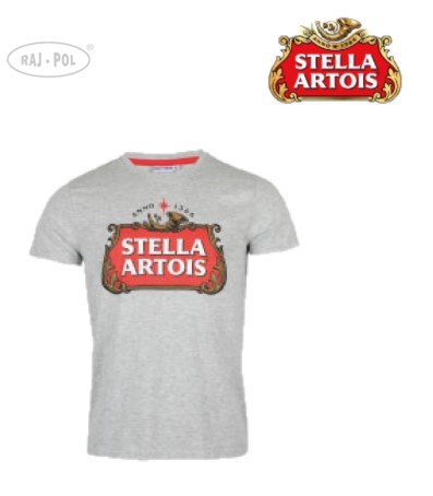 T-shirt Męski Stella Artois S Szary