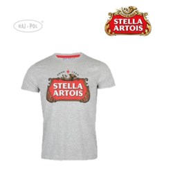 T - shirt Męski Stella Artois L Szary