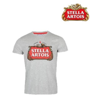 T - shirt Męski Stella Artois L Szary