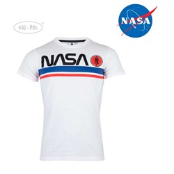 T- shirt Męski Nasa Biały