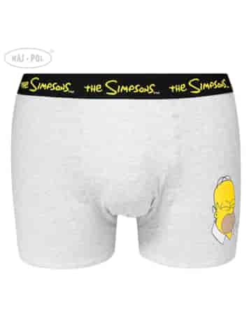 Bokserki męskie The Simpsons Szary melanż XXL