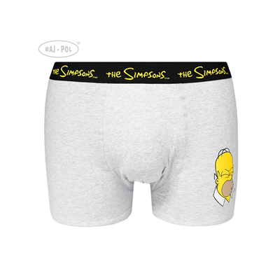 Bokserki męskie The Simpsons Szary melanż XXL