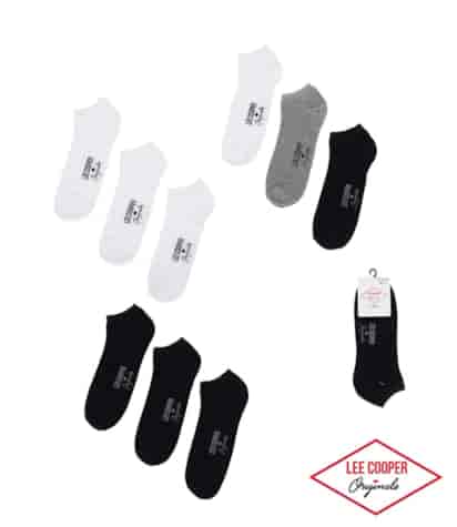 STOPKI MĘSKIE LEE COOPER 3-pak