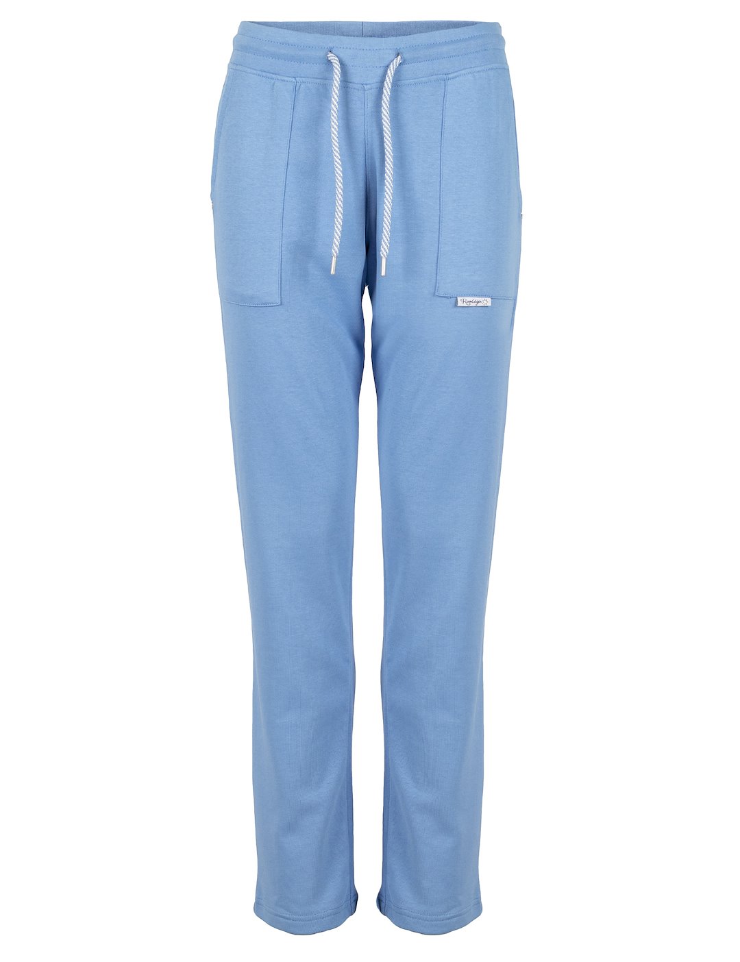 Damskie spodnie dresowe, lazurowe