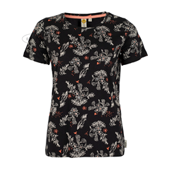 Damski T-shirt CZARNY L