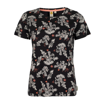 Damski T-shirt CZARNY XL