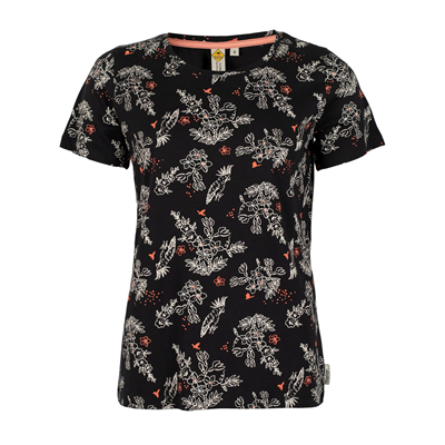 Damski T-shirt CZARNY XL