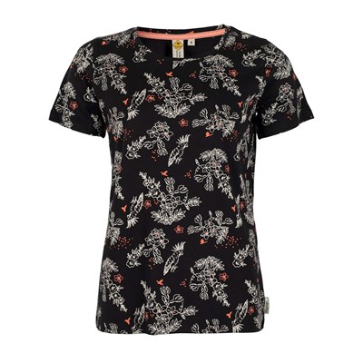 Damski T-shirt CZARNY XXL