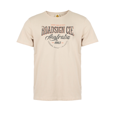 Męski T-shirt Roadsign Unliwithed, BEŻ M