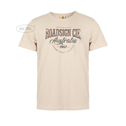 Męski T-shirt Roadsign Unliwithed, BEŻ L