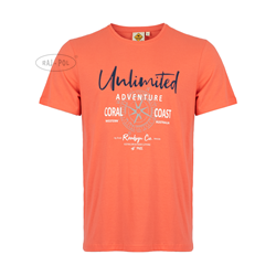 Męski T-shirt Roadsign Unliwithed, CZERWONY  L