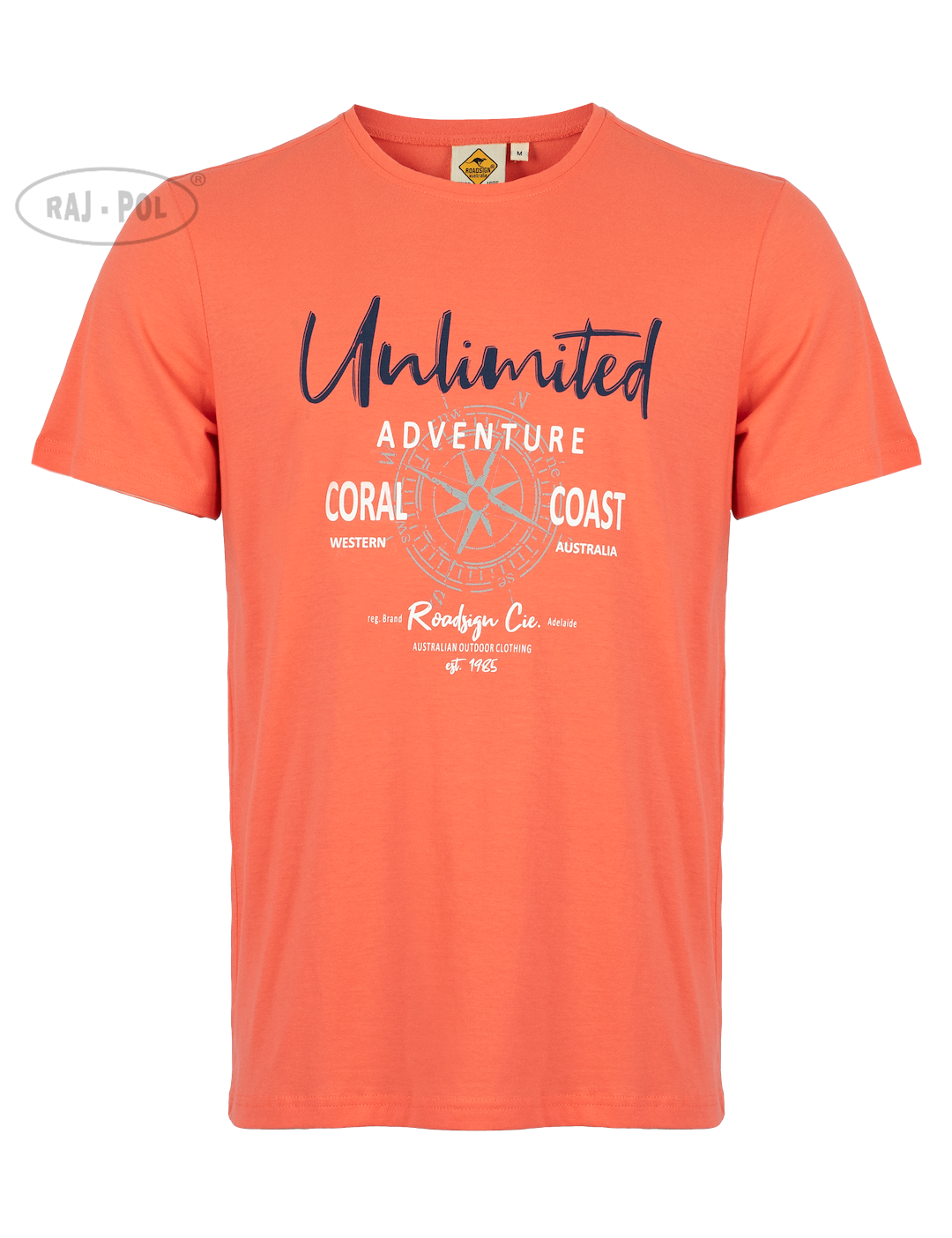 Męski T-shirt Roadsign Unliwithed, CZERWONY  L
