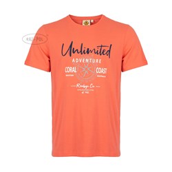 Męski T-shirt Roadsign Unliwithed, CZERWONY  XL
