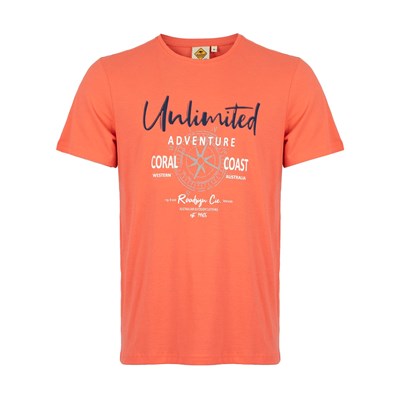 Męski T-shirt Roadsign Unliwithed, CZERWONY  XL
