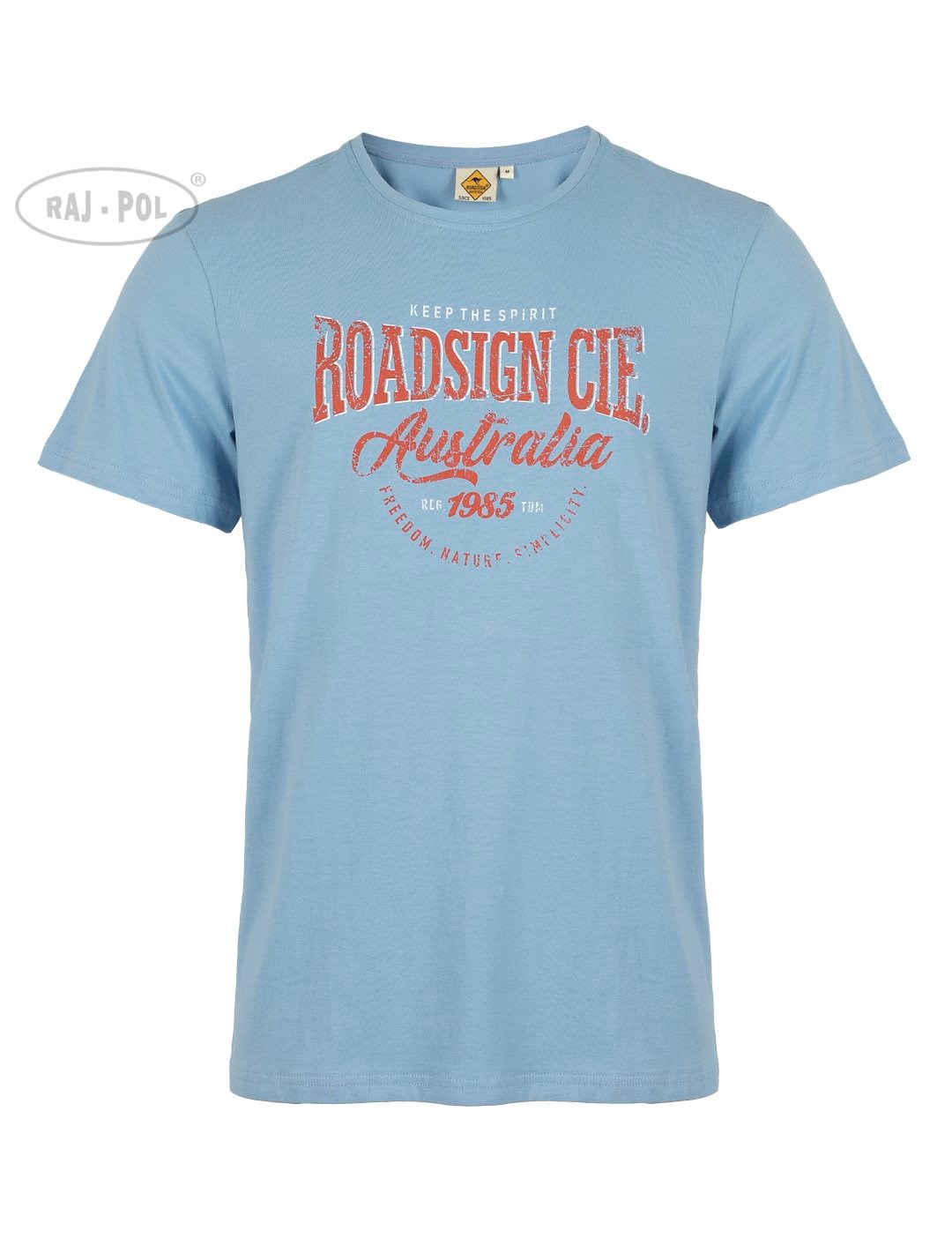 Męski T-shirt Roadsign Unliwithed, NIEBIESKI XXL