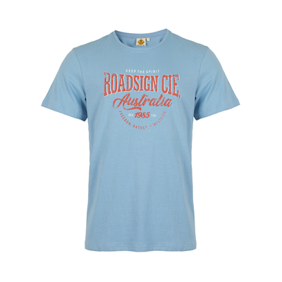 Męski T-shirt Roadsign Unliwithed, NIEBIESKI XXXL