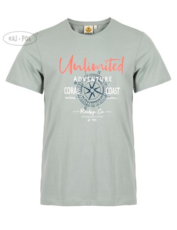 Męski T-shirt Roadsign Unliwithed, ZIELONY XL