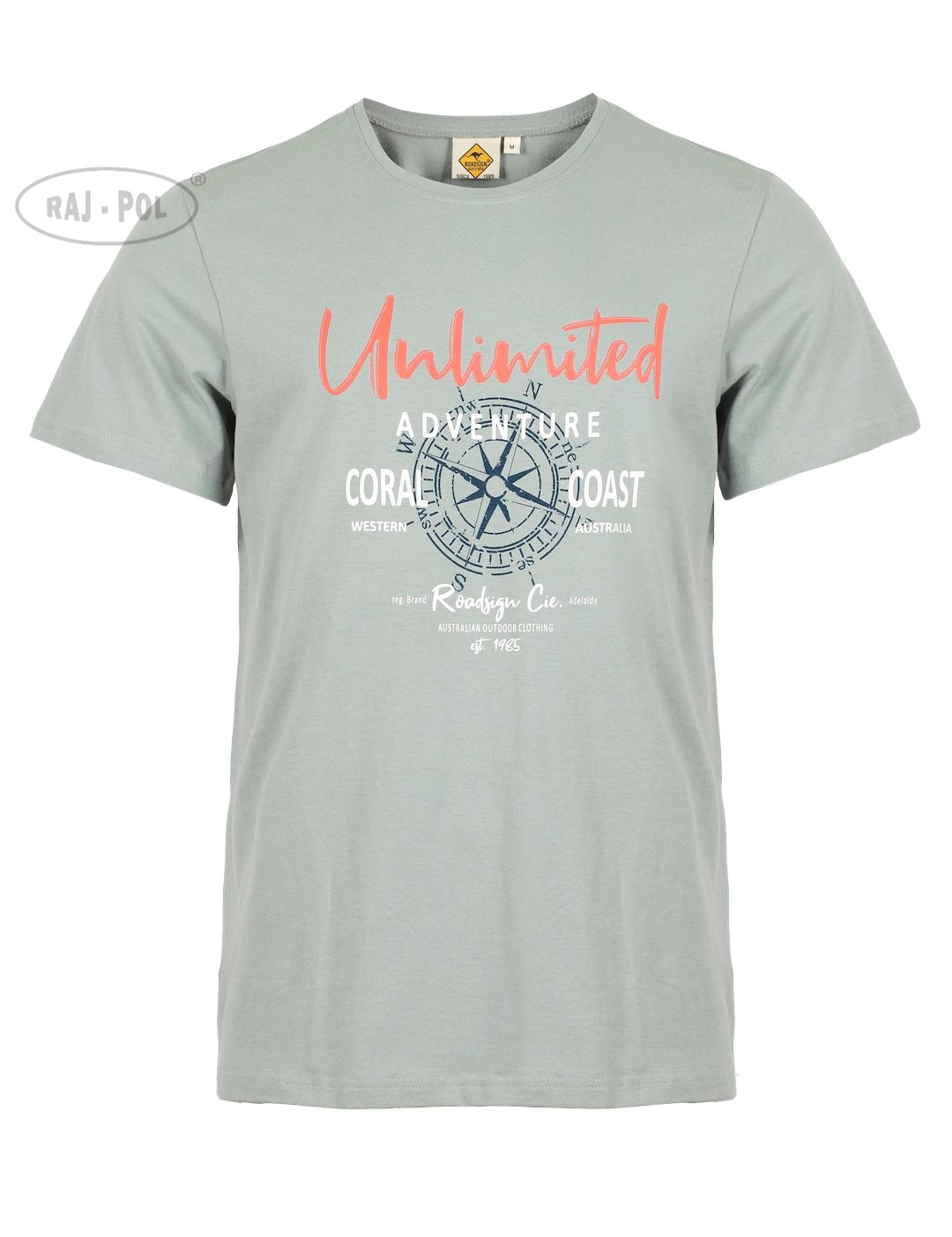 Męski T-shirt Roadsign Unliwithed, ZIELONY XXXL