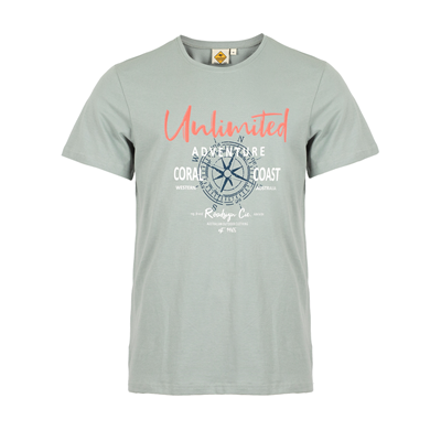 Męski T-shirt Roadsign Unliwithed, ZIELONY XXXL