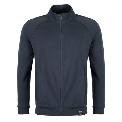 Męska bluza Interlock ze stójką, antracytowa