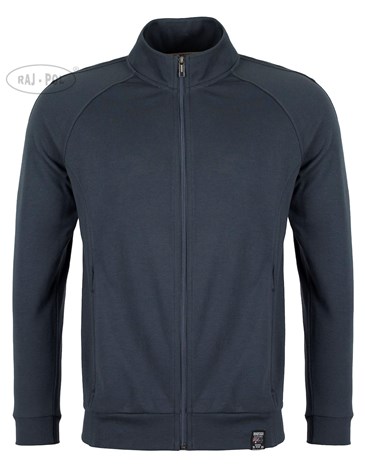 Męska bluza Interlock ze stójką, antracytowa