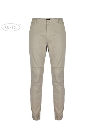 Roadsign Męskie spodnie jogger chino, beżowe