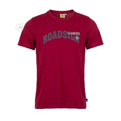 Męski T-shirt Roadsign, bordowy
