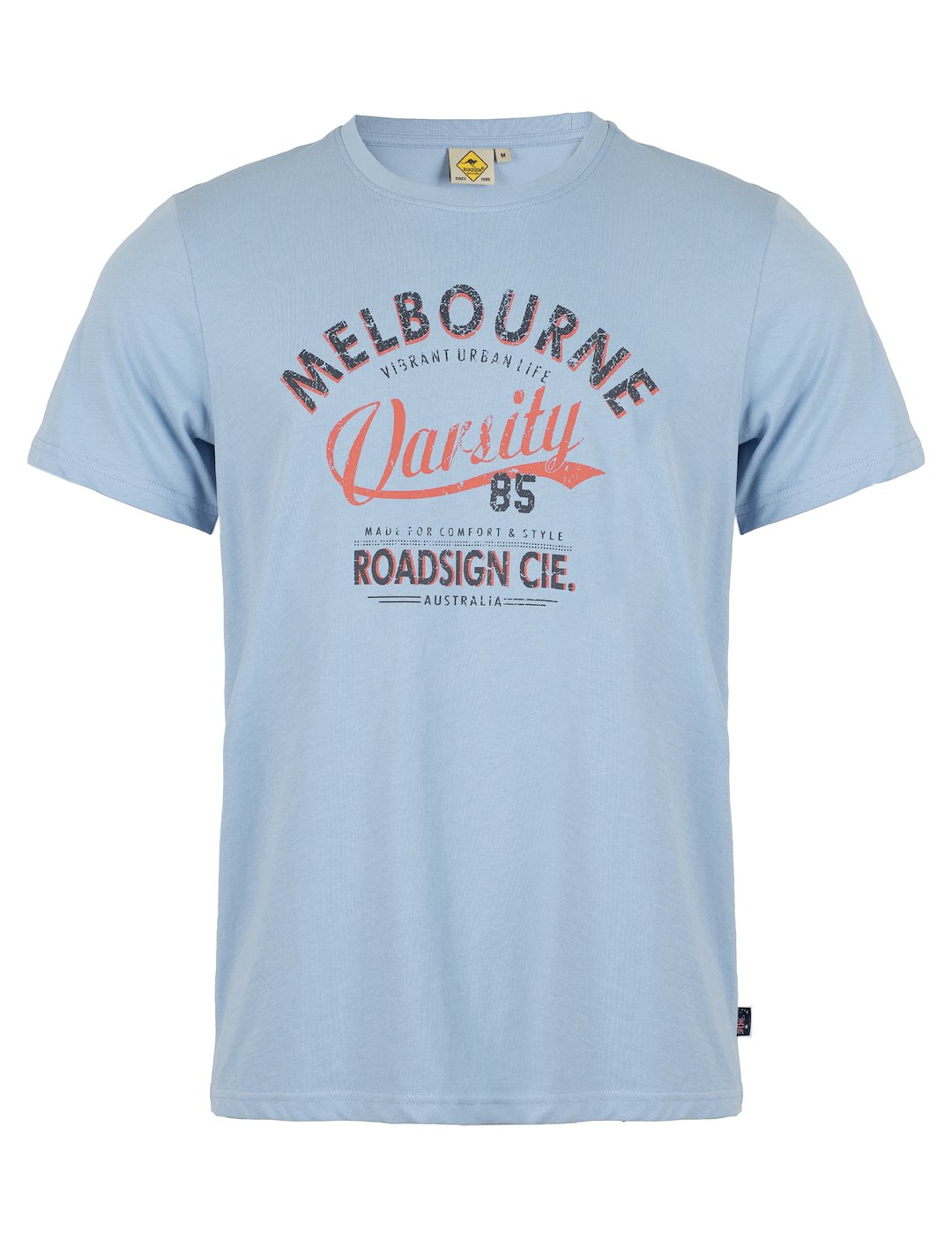 Męski T-shirt Melbourne, niebieski