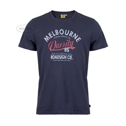 Męski T-shirt Melbourne, granatowy