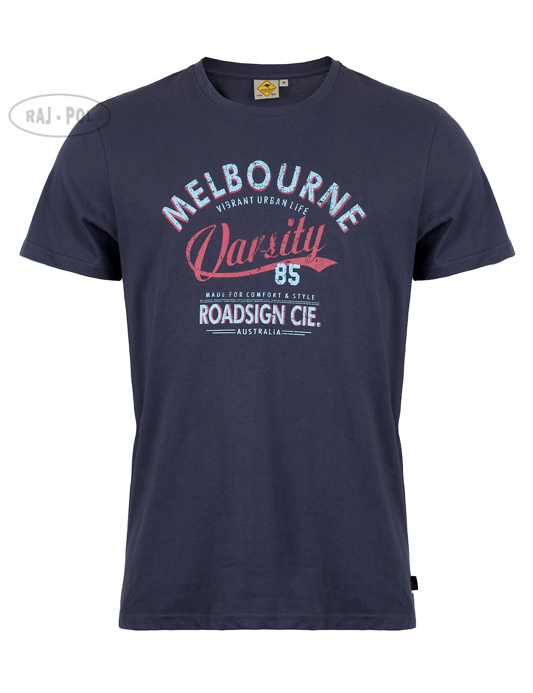 Męski T-shirt Melbourne, granatowy