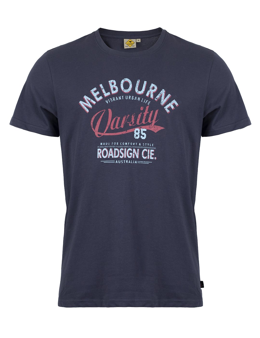 Męski T-shirt Melbourne, granatowy