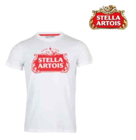 T- Shirt Męski Stella Artois Biały