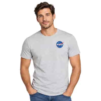 T- shirt Męski Nasa Szary