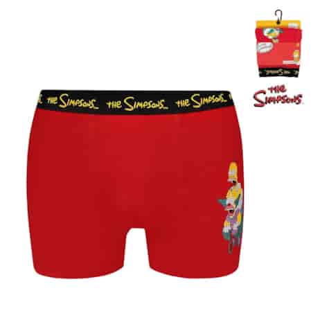 Bokserki męskie The Simpsons Czerwony XL