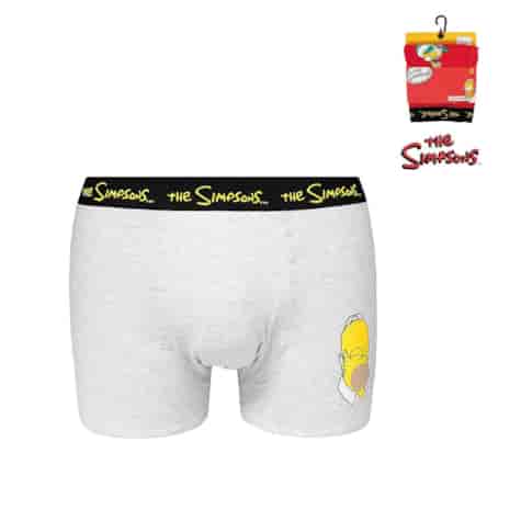 Bokserki męskie The Simpsons Szary melanż XL