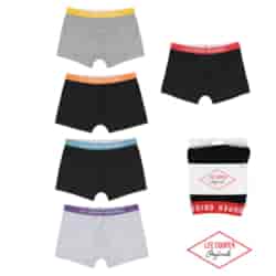 BOKSERKI męskie Lee Cooper z kolorową gumą M-XXL